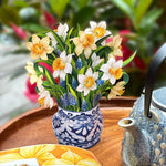 FreshCut Paper Mini Daffodils Pop-Up Card 3D Card Fabvilla
