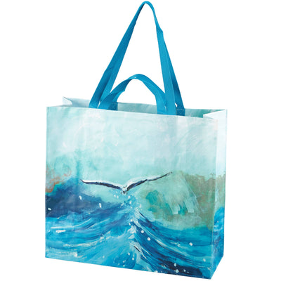 Ocean Wave Shopping Tote