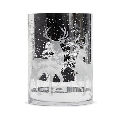 Fill Your Living Space with the Winter Forest Scene Large Cachepot