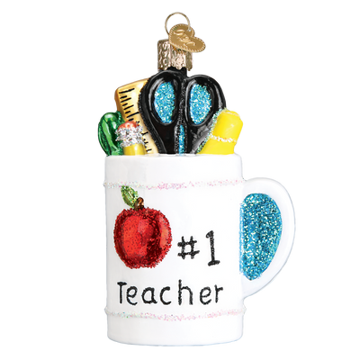 Best Teacher Mug Ornament