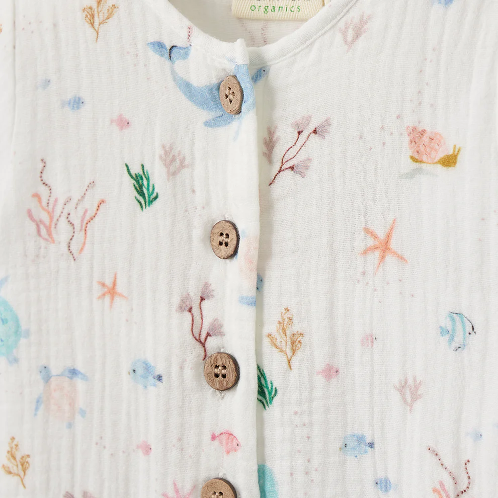 Ocean Muslin Jumpsuit