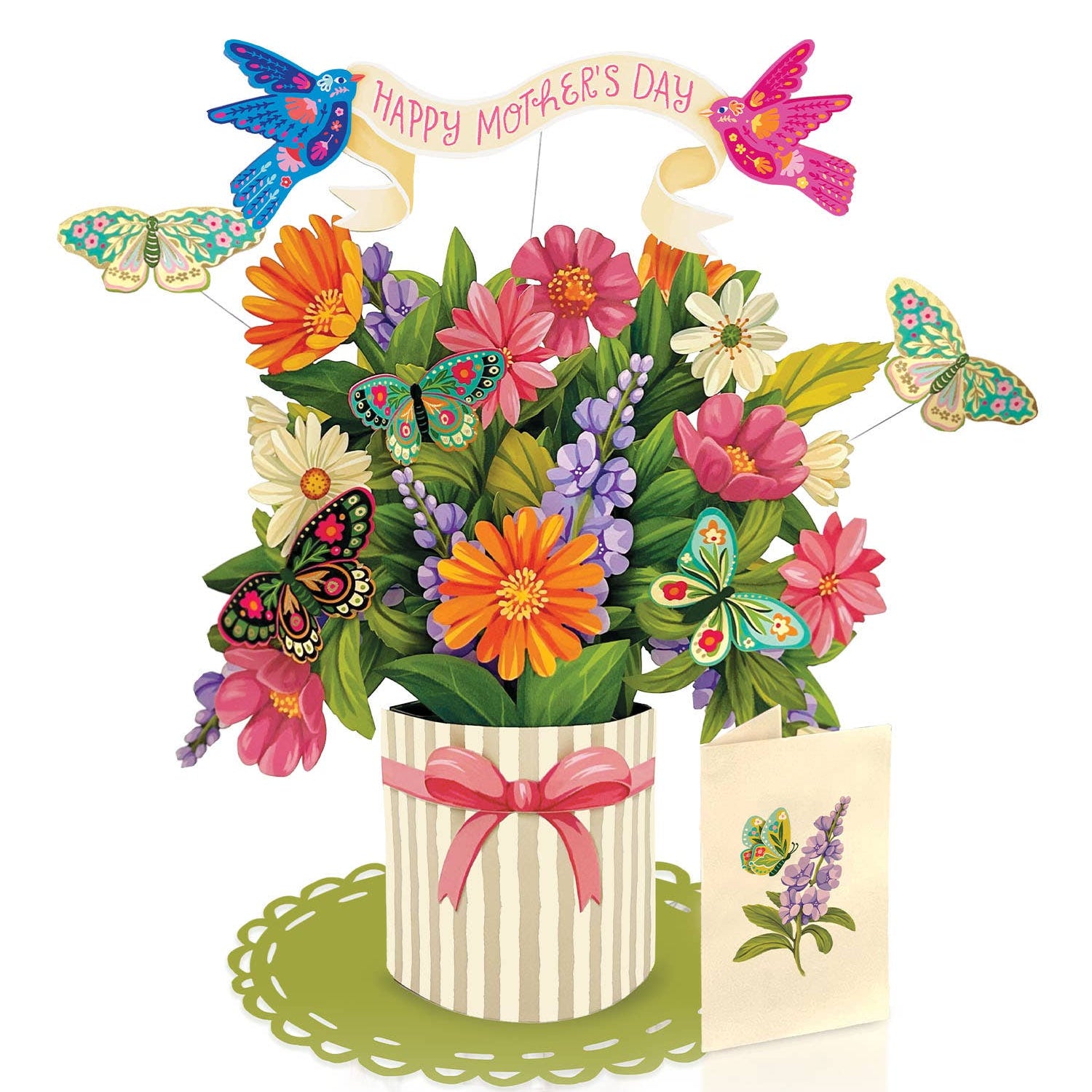 FreshCut Paper Mother’s Day Garden Card Pop-Up Card Fabvilla