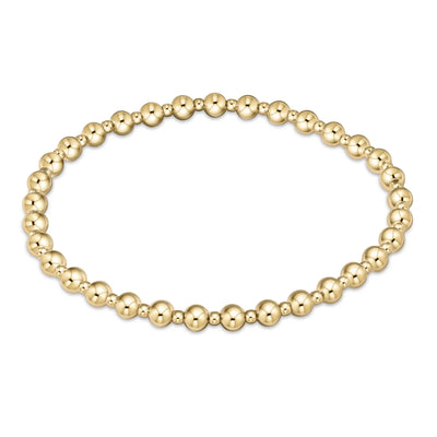 Dignity Grateful Pattern Bracelet - Gold