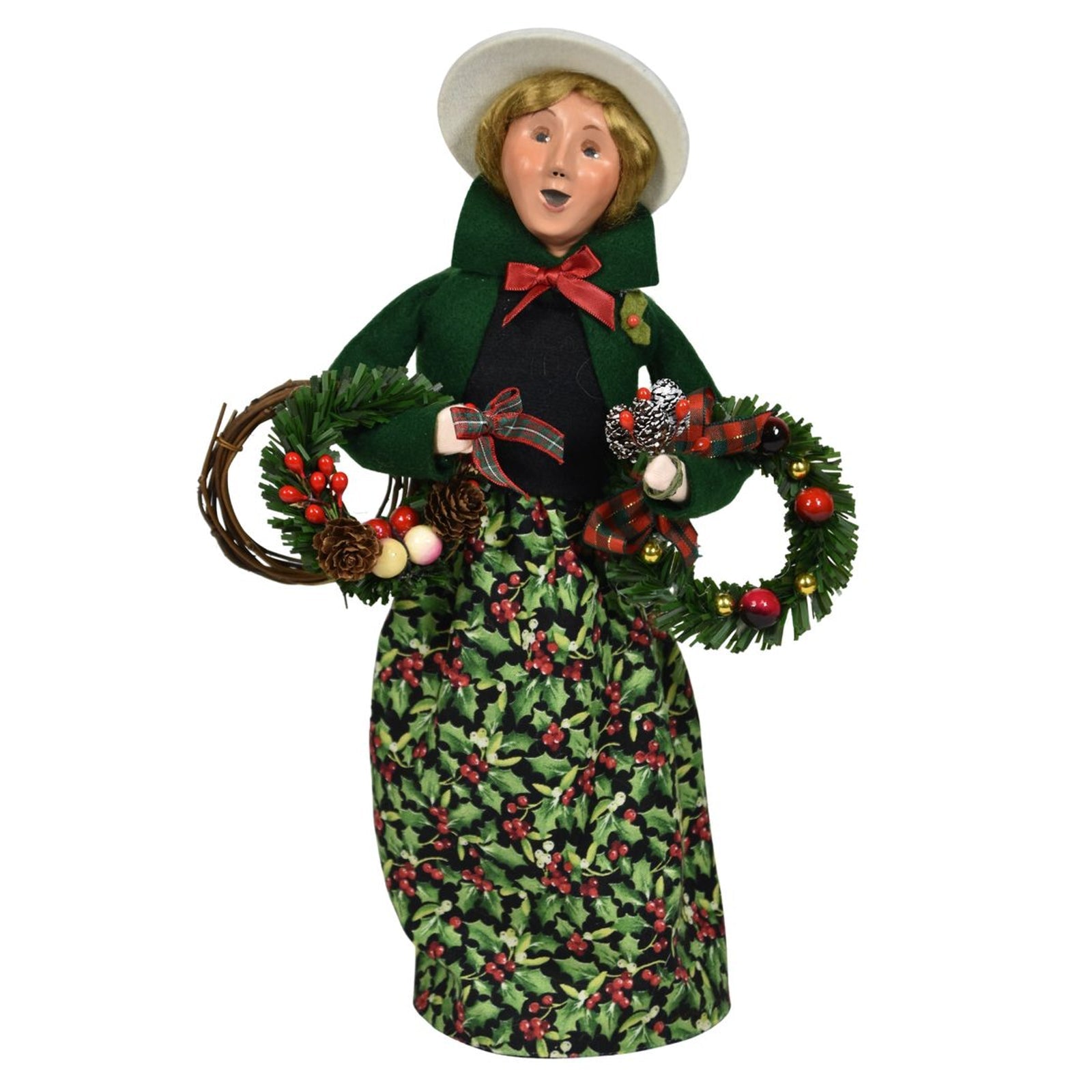 Byers' Choice Holly Wreathmaker Caroler