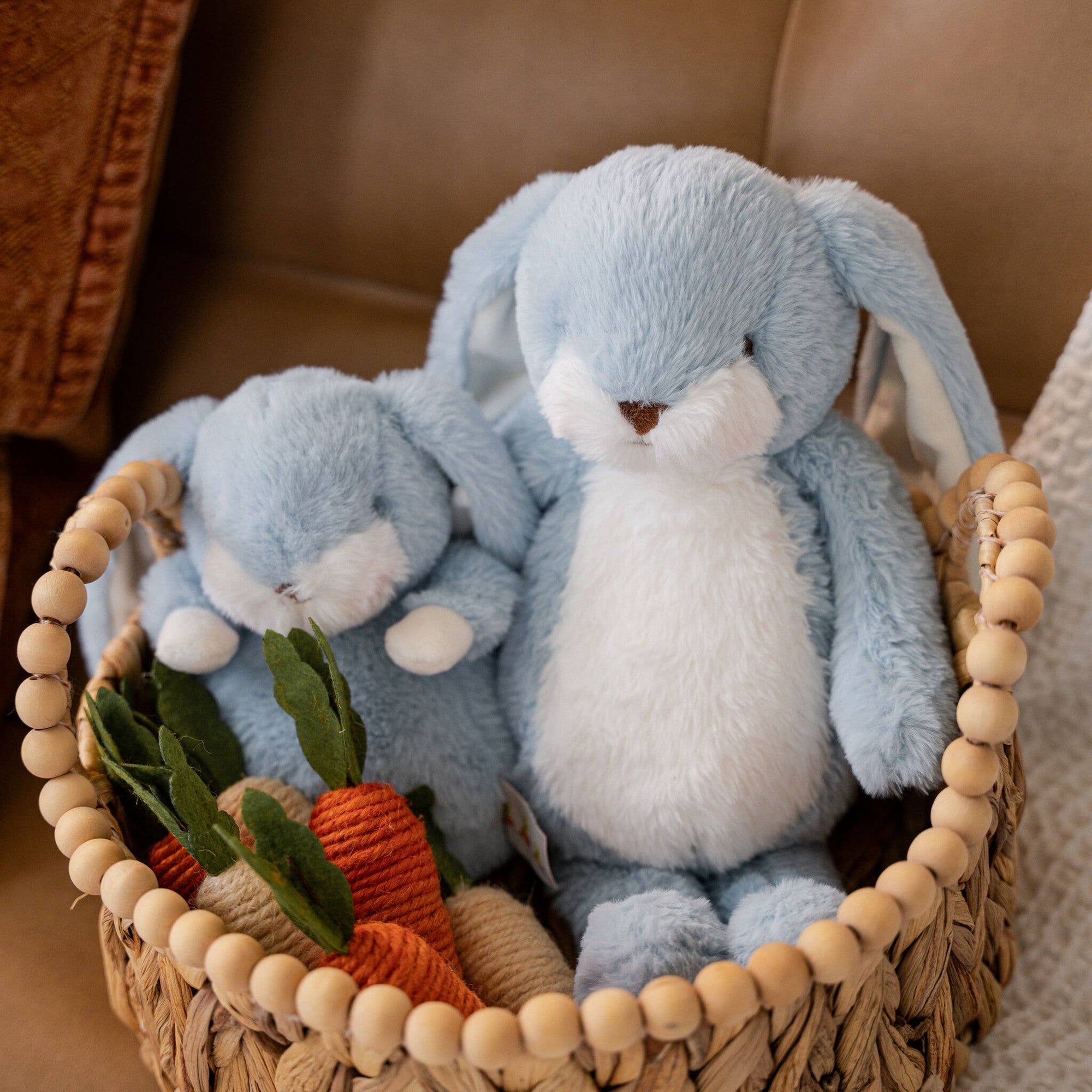 Tiny Nibble 8" Bunny - Maui Blue
