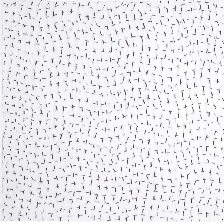 Hand Stitched Gray Quilt