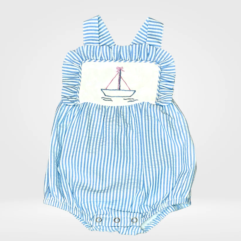 Seersucker sailboat Bubble