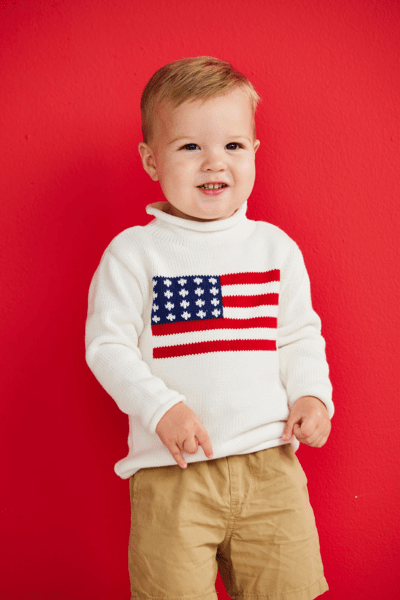 Flag Rollneck Sweater