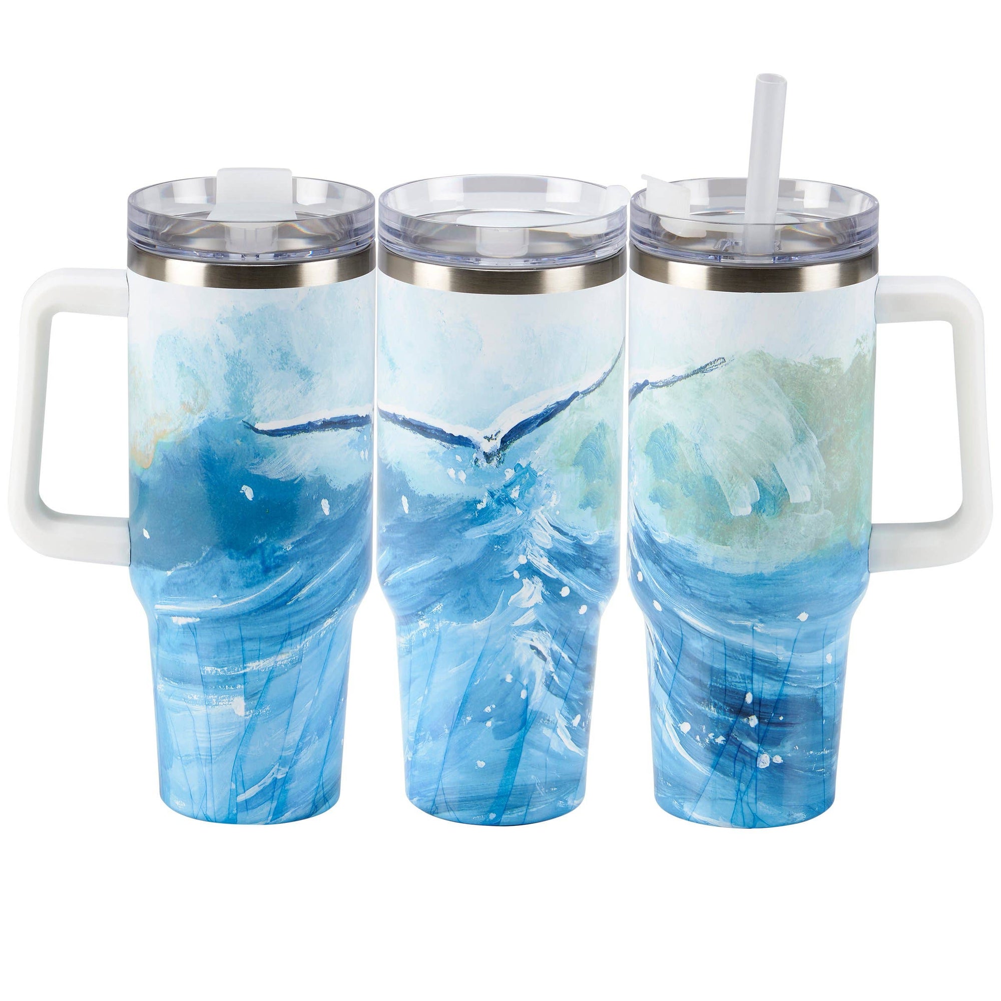 Ocean Wave Travel Mug