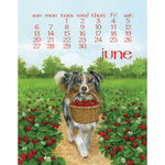 2027 Dog Days Calendar by Erica Leigh month 6