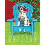 2027 Dog Days Calendar by Erica Leigh month 7