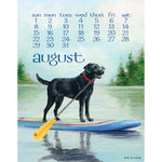 2027 Dog Days Calendar by Erica Leigh month 8