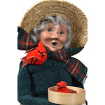 Byers' Choice Cardinal Mrs. Claus Caroler, view 2