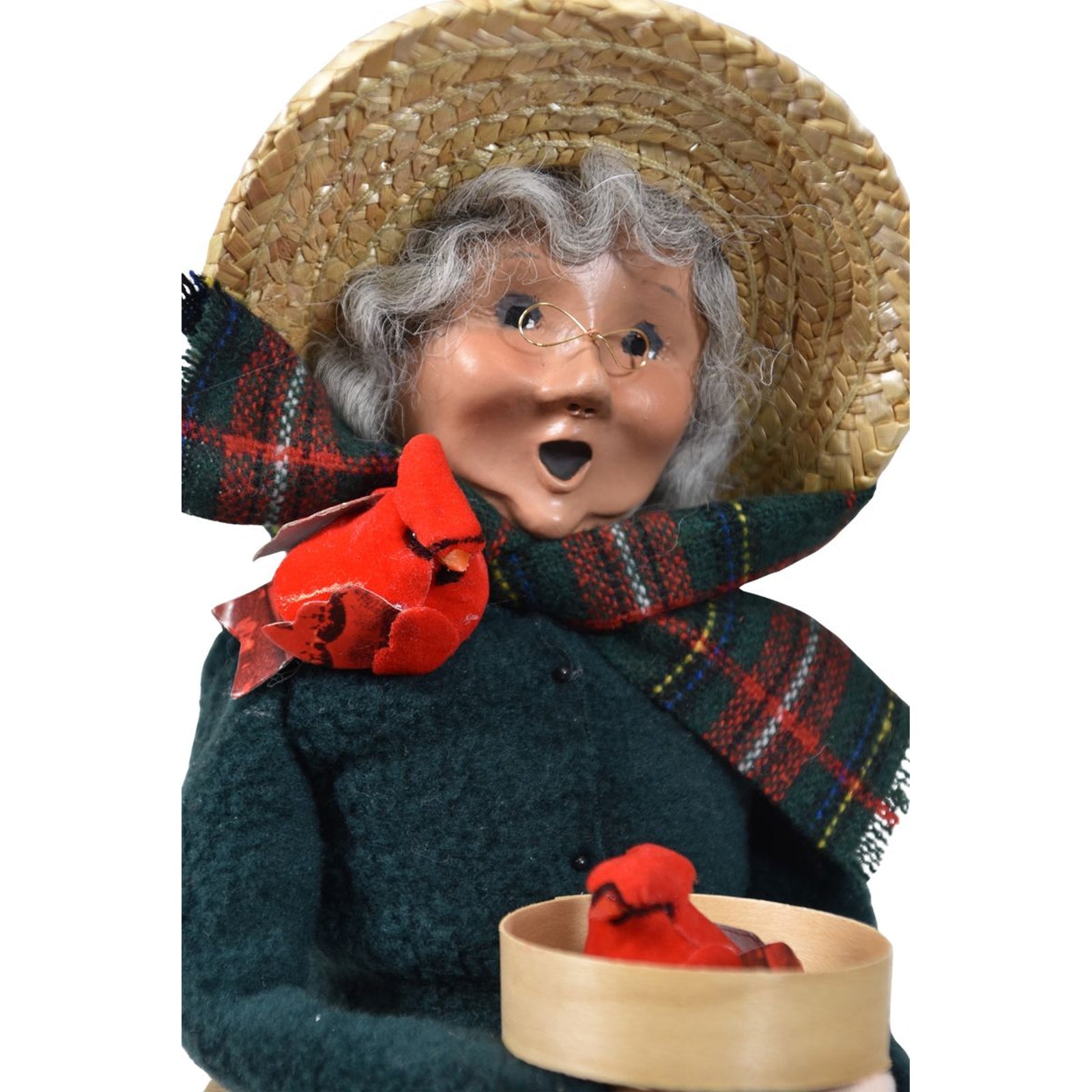 Byers' Choice Cardinal Mrs. Claus Caroler, view 2