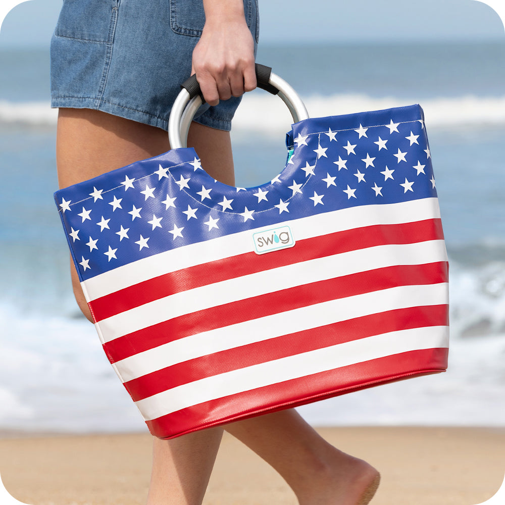 Sea Swirl Loopi Tote Bag