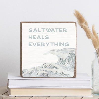 Saltwater Wood Block