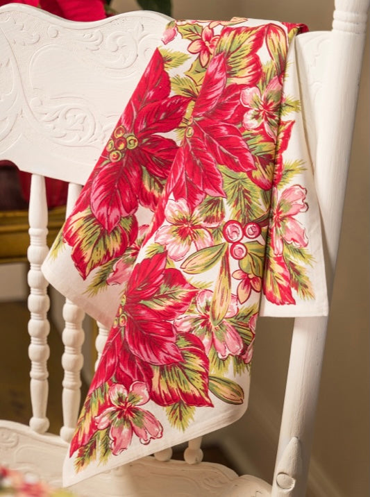 Poinsetta Napkins Set