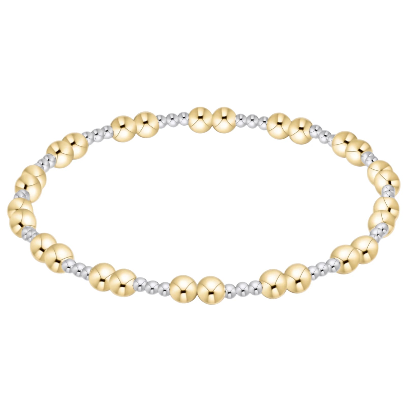 E Newton Together Mixed Metal Bracelet-4mm