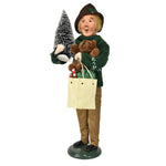 Byers' Choice Shopping Family Man Caroler, view 3