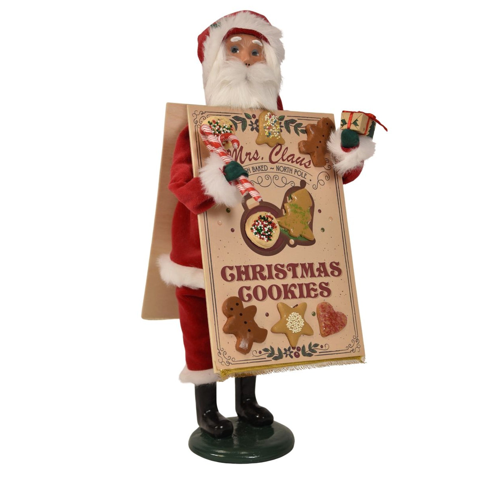 Byers' Choice Santa with Cookie Sandwich Board Caroler, view 5