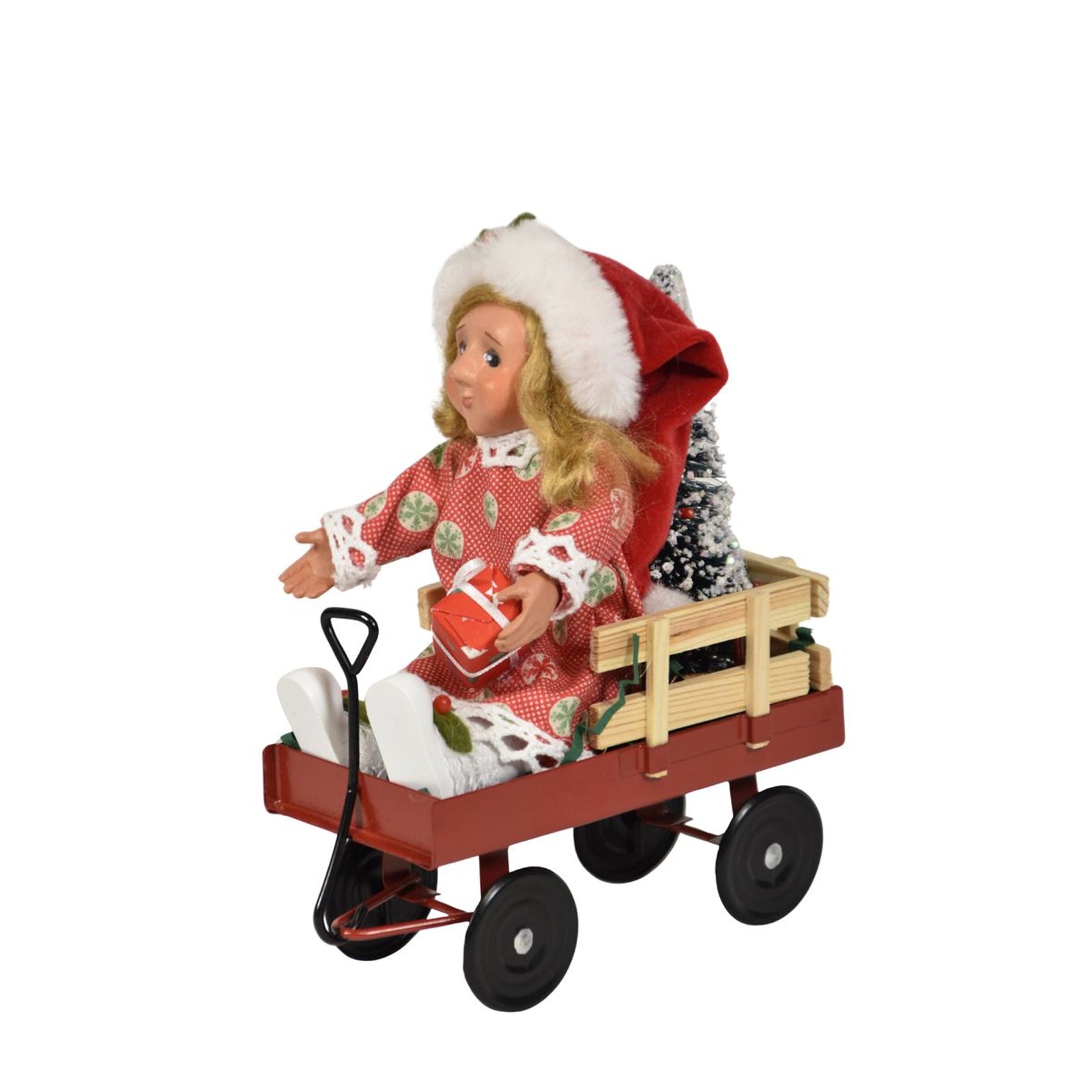 Byers' Choice Toddler in Wagon Caroler, view 3