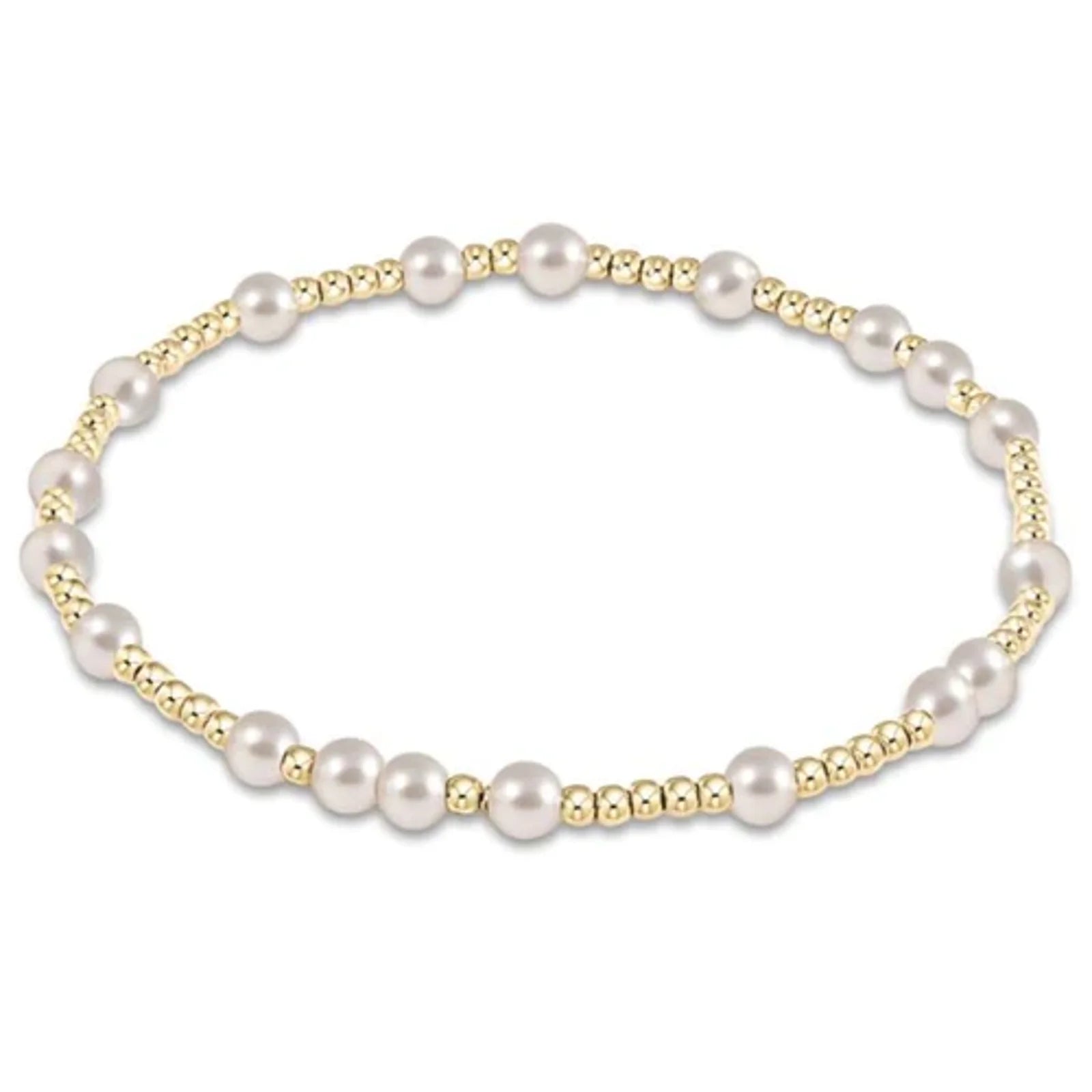 E Newton egirl Hope Unwritten Pearl 4mm Bracelet