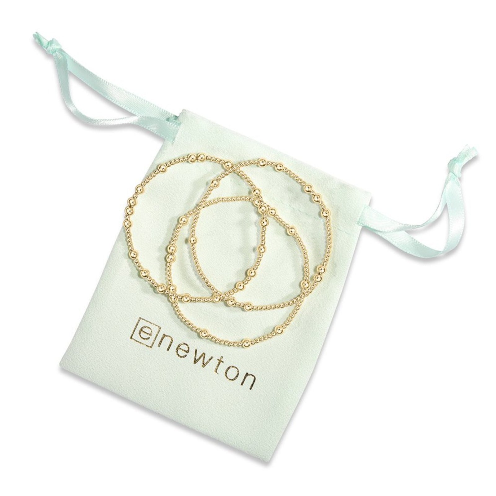 E Newton Hope Unwritten Bead Bracelet - Gold, view 5