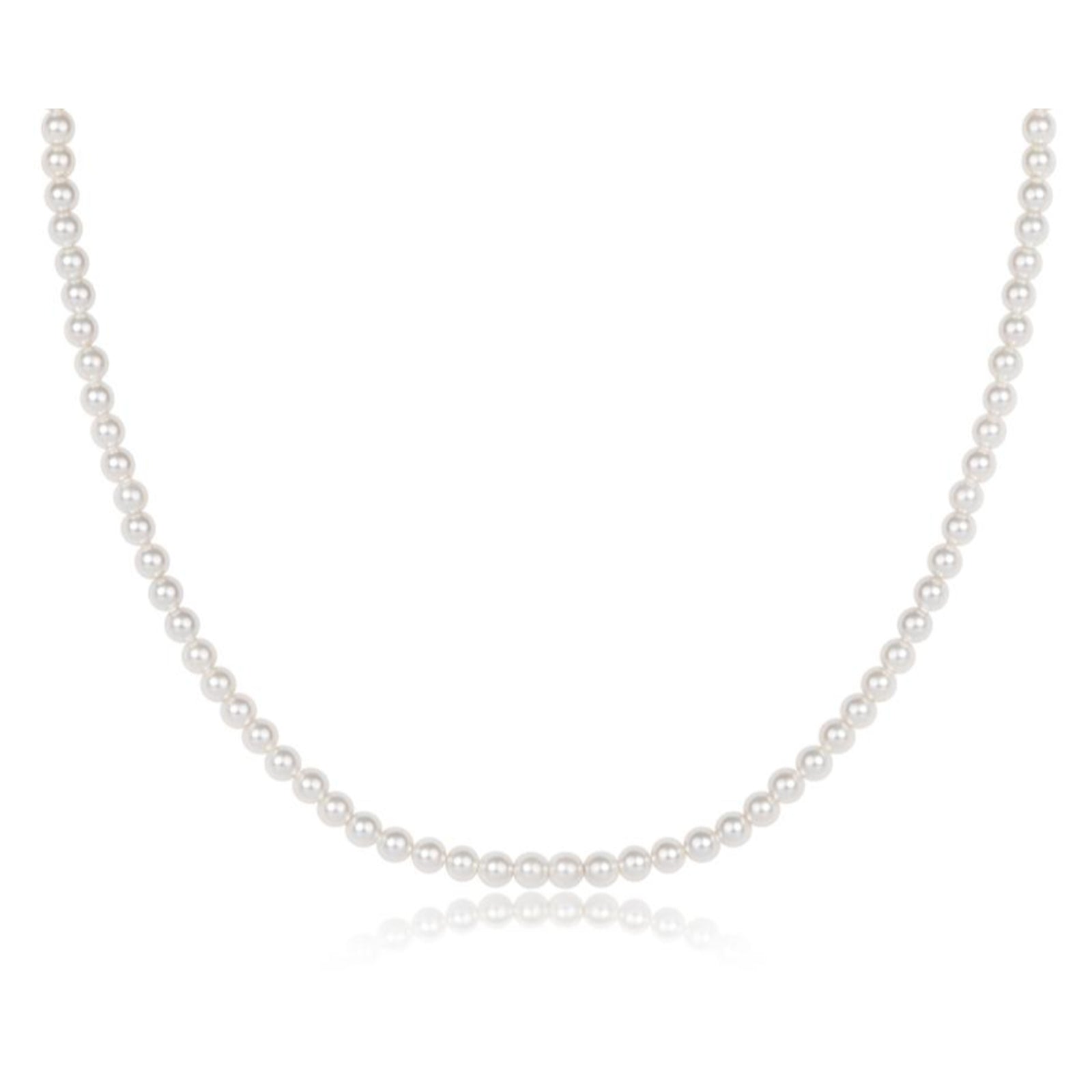 E Newton 17" Choker Classic Pearl 3mm Bead