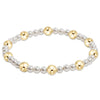 Pearl Sincerity Pattern 4mm Bead Bracelet - 6mm