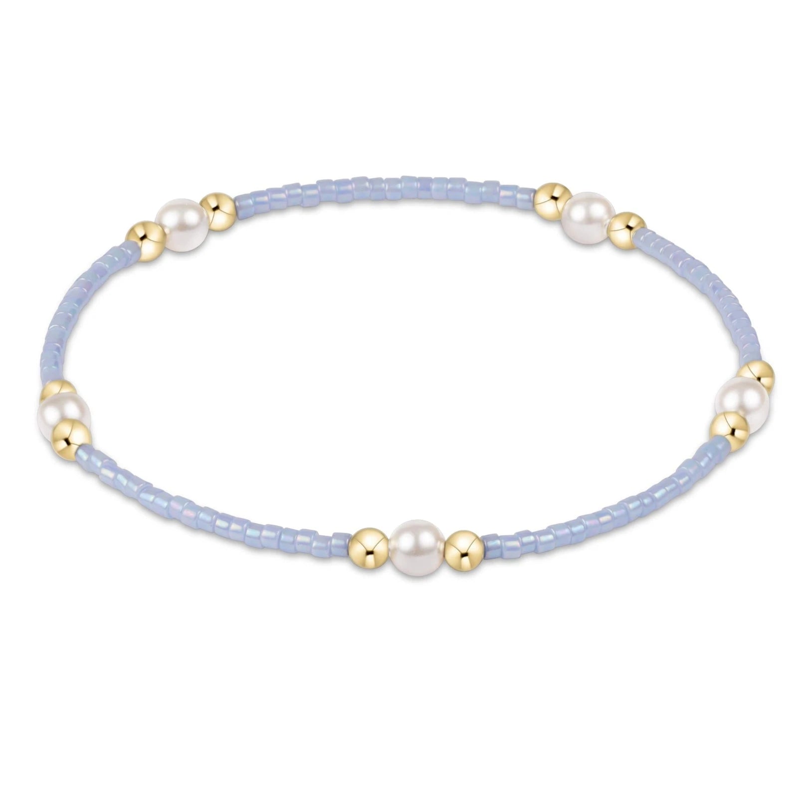 E Newton Hope Purpose Pearl Bracelet - Ocean Mist
