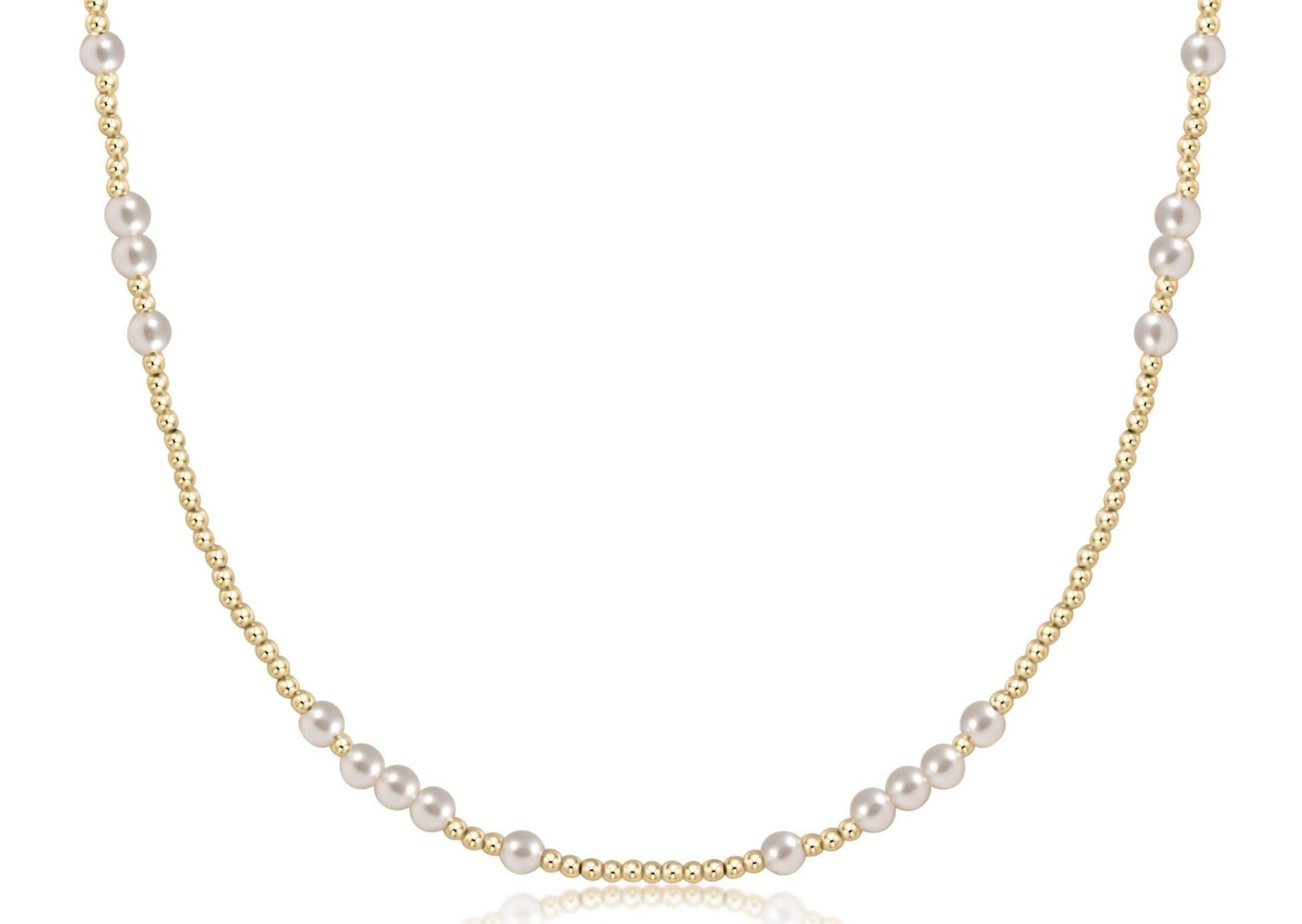 17" Choker Hope Unwritten -Pearl