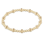 E Newton Dignity Sincerity Pattern Bracelet - Gold, view 3