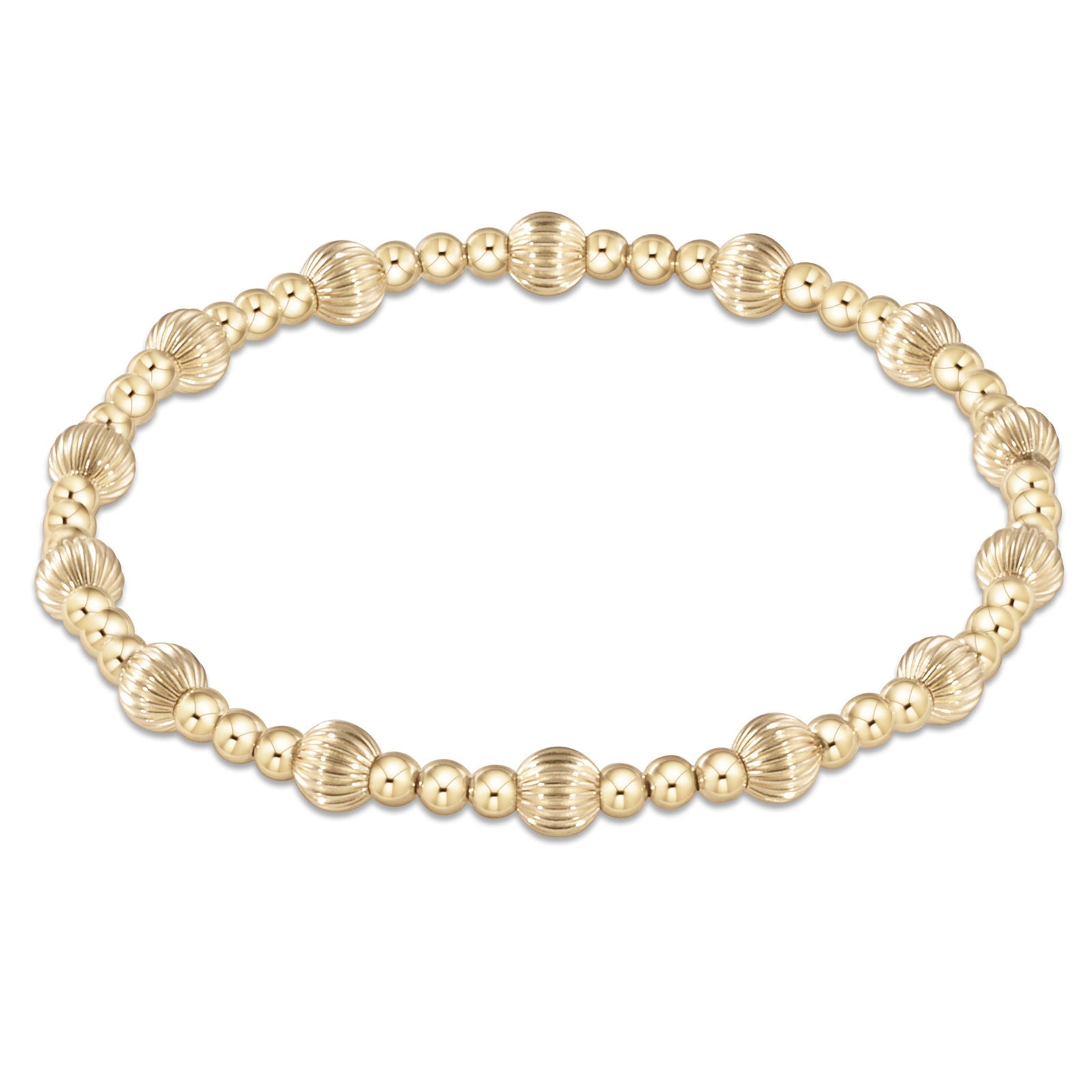 E Newton Dignity Sincerity Pattern Bracelet - Gold, view 3