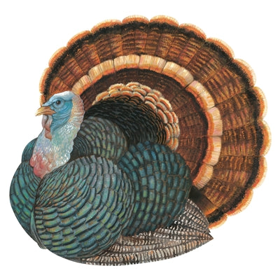 Die-Cut Turkey Paper Placemat