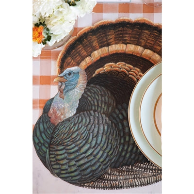 Die-Cut Turkey Paper Placemat