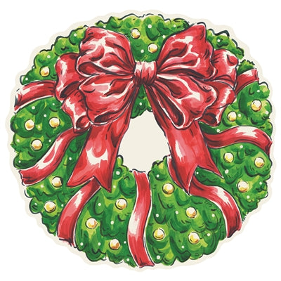 Holiday Wreath Paper Placemat