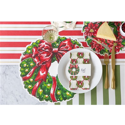 Holiday Wreath Paper Placemat