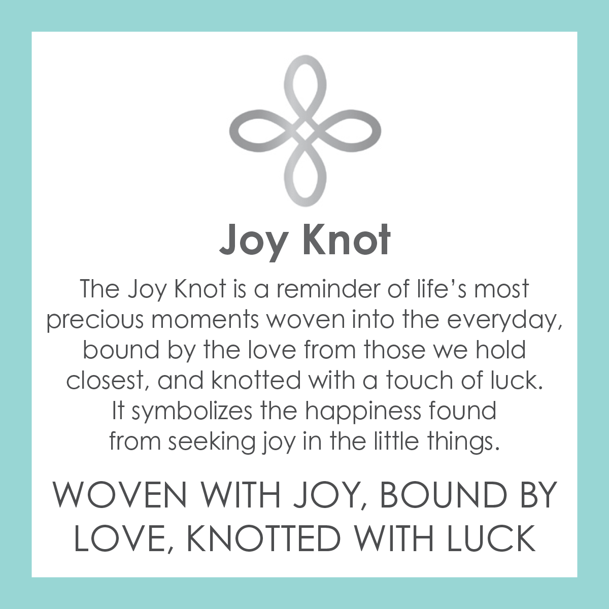 Lola Pendant Joy Knot