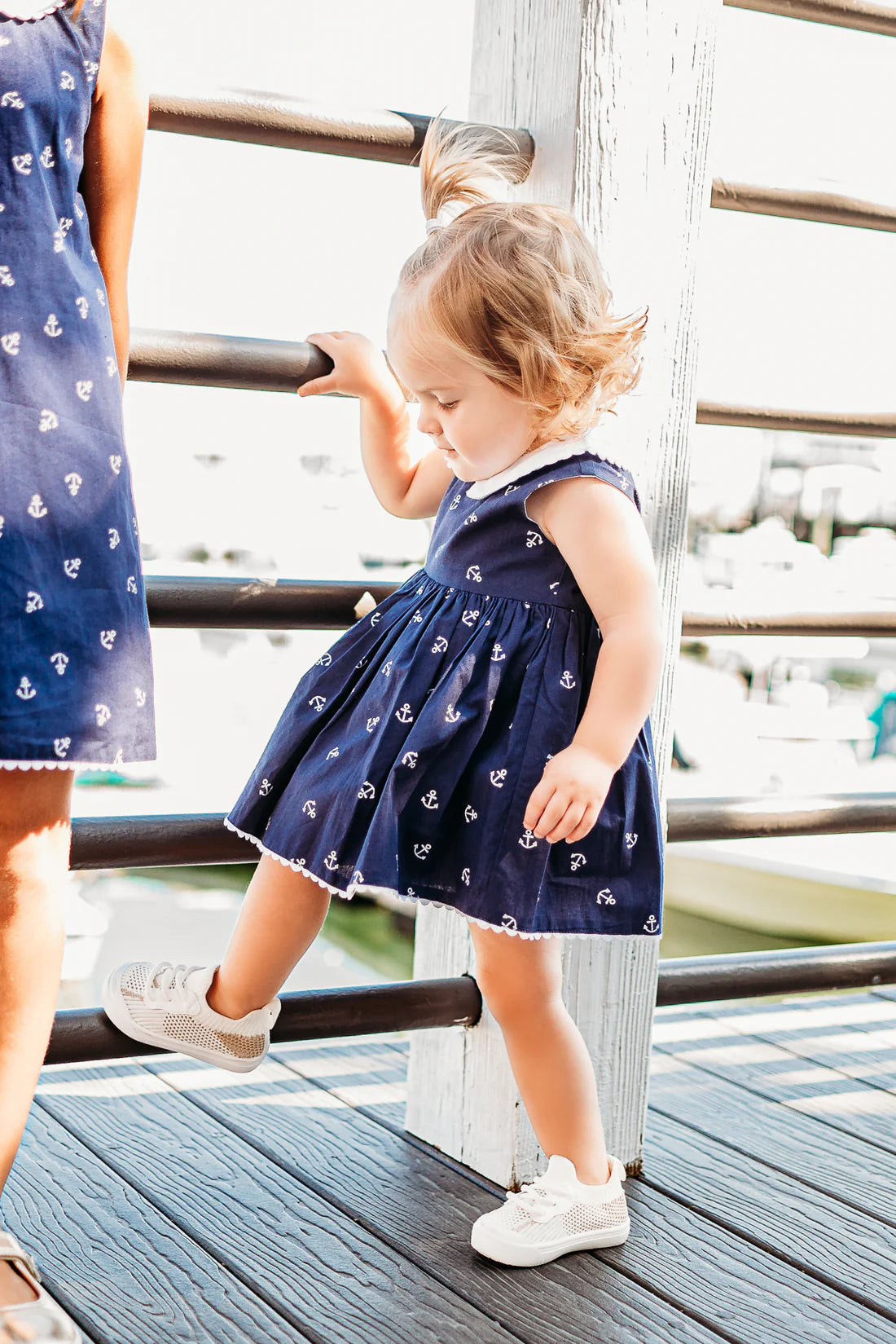 Anchors Away Baby Girl Dress