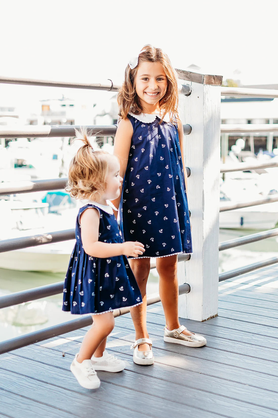 Anchors Away Baby Girl Dress