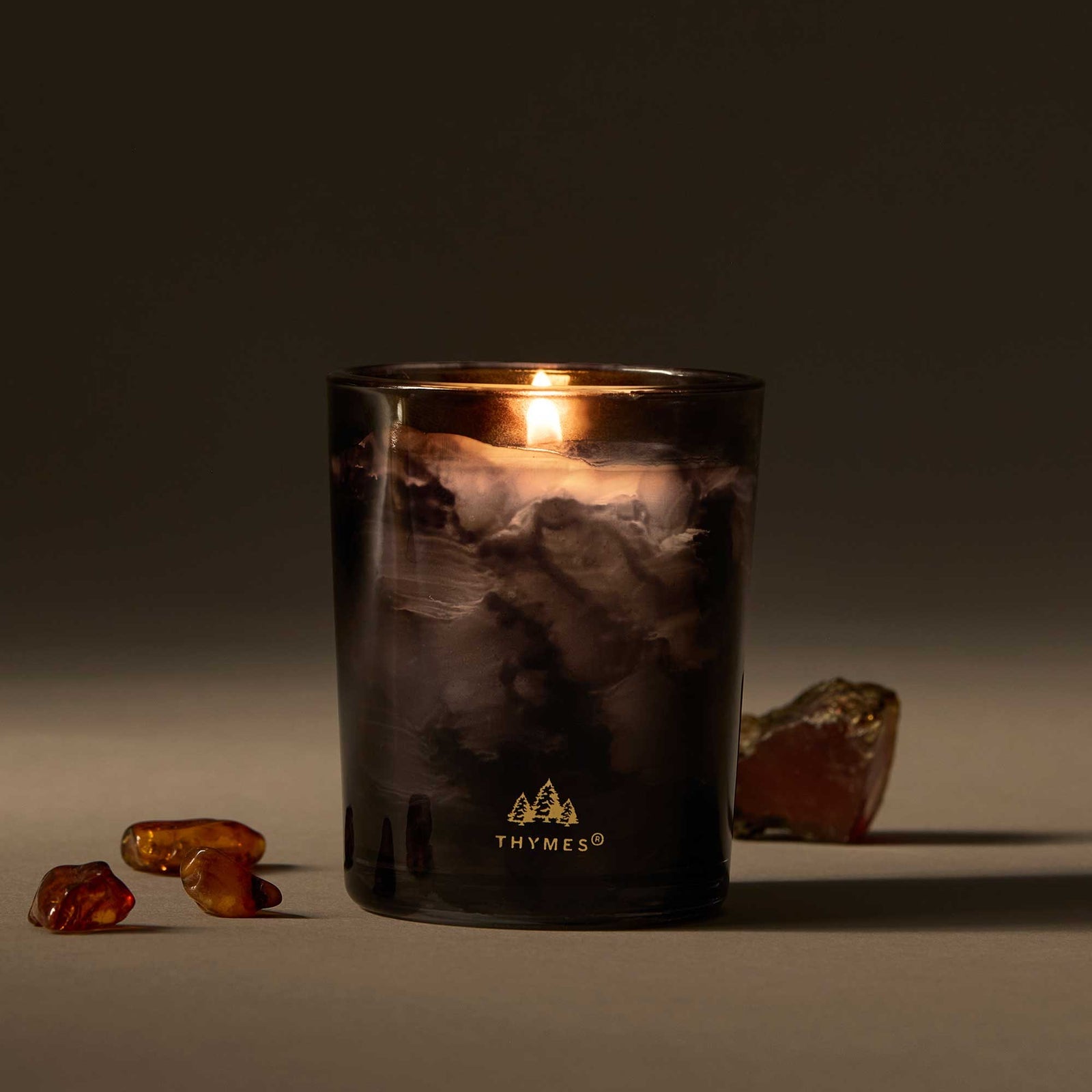 Thymes Noir Woods Votive Candle, view 6