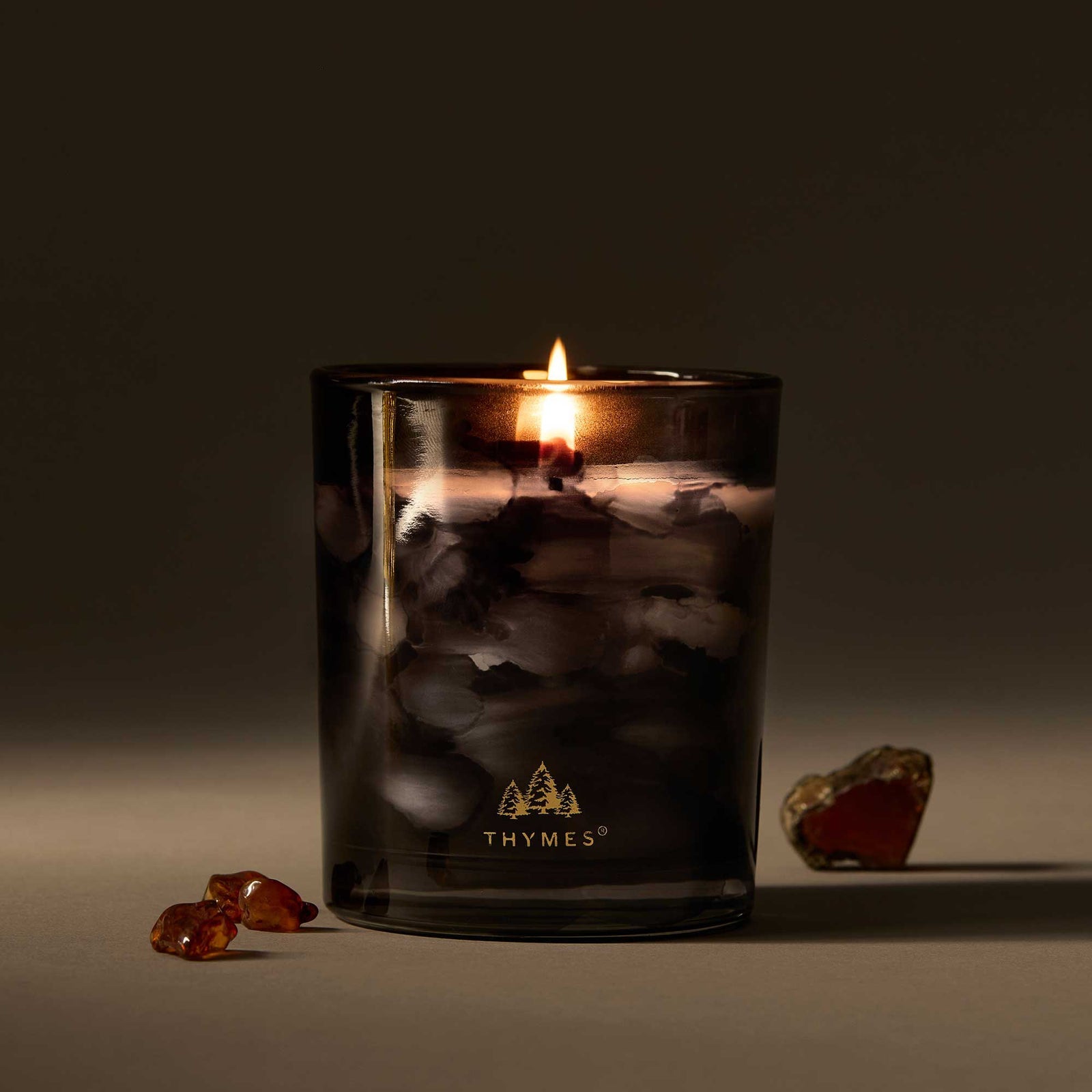 Thymes Noir Woods Poured Candle 6.5 oz, view 2