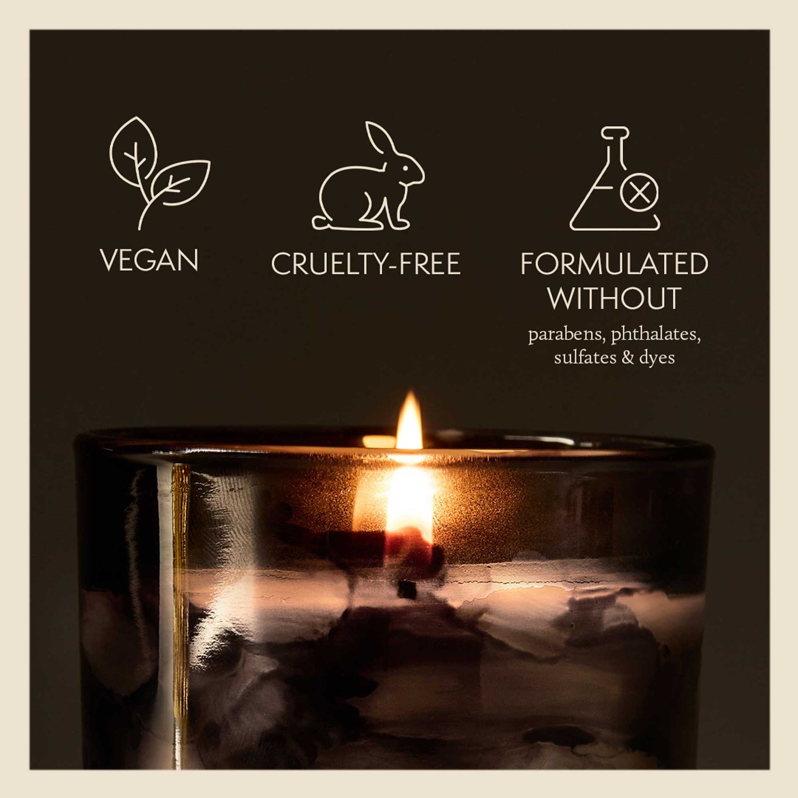 Thymes Noir Woods Poured Candle 6.5 oz, view 6