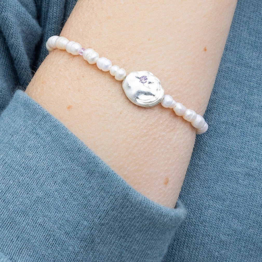 Pearl Affirmation Bracelet