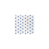 Papersoft Napkins Dot Blue Cocktail Napkins