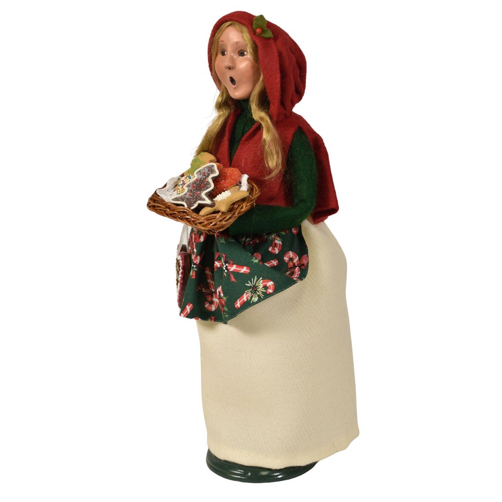 Byers' Choice Woman Selling Cookies Caroler, view 3