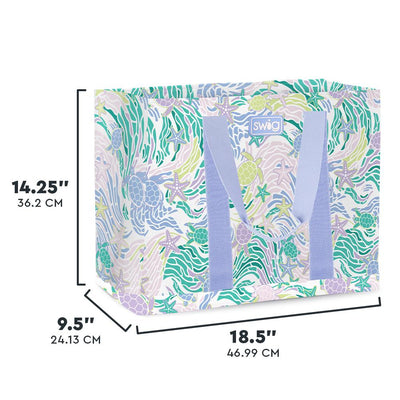 Sea Swirl Jumbo Tote Bag