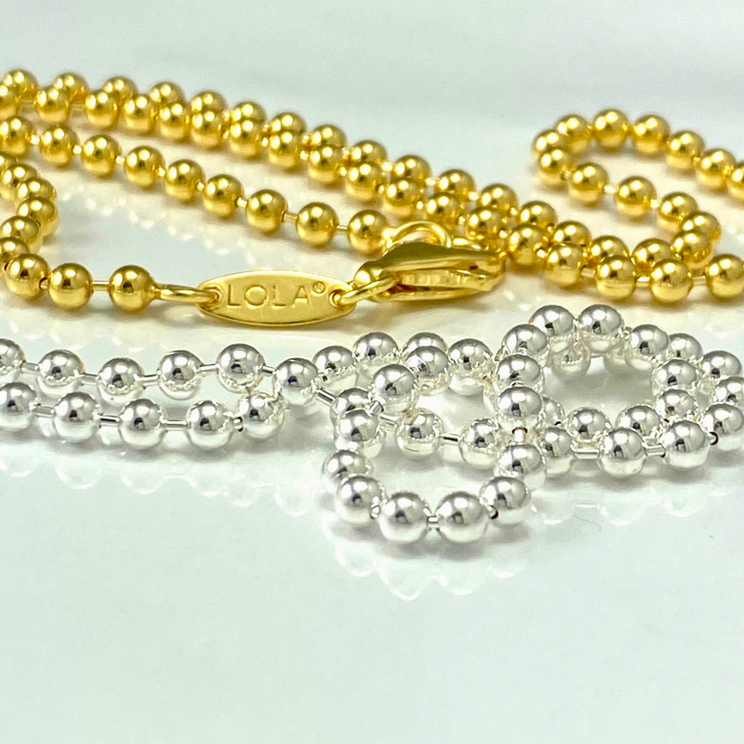 Lola Chain- GOLD Ball 5mm