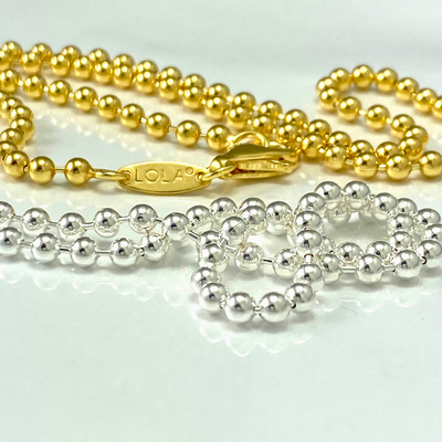 Lola Chain- GOLD Ball 5mm