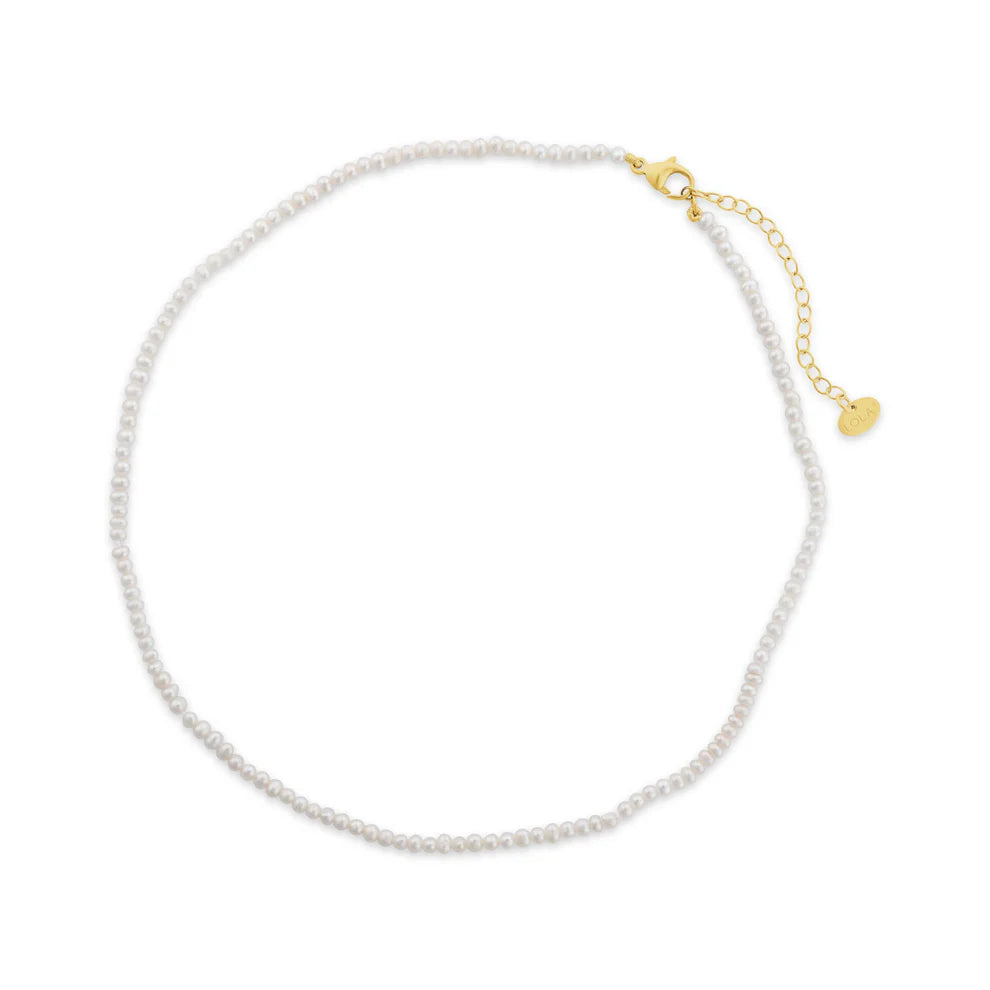 Choker Petite Pearl Nugget 4mm 16"